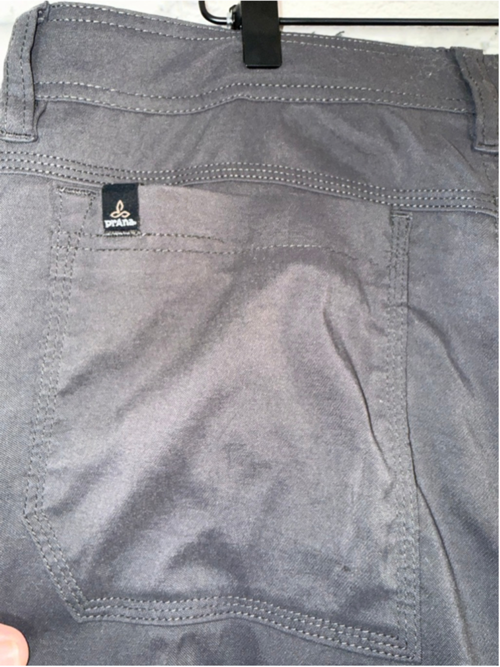 Men's Prana Zion Gray Cargo Pants size Large 30 inseam Adjustable Hiking Pants - Picture 12 of 16